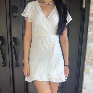 HALFISLAND | White Graduation Dress
